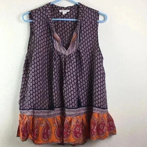 Beach lunch lounge BoHo Top Size Medium